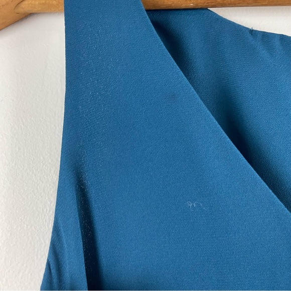Lauren Helena Teal Drape Tank Blouse Size XS - Picture 4 of 5